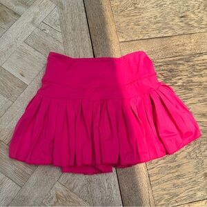 Gold Hinge Pink Mini Skirt